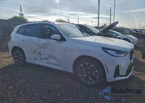 2025 B M W X Series X3 4D Suv 30 xDrive Msport из США, поврежденный, VIN 5UX53GP07S9Z56391